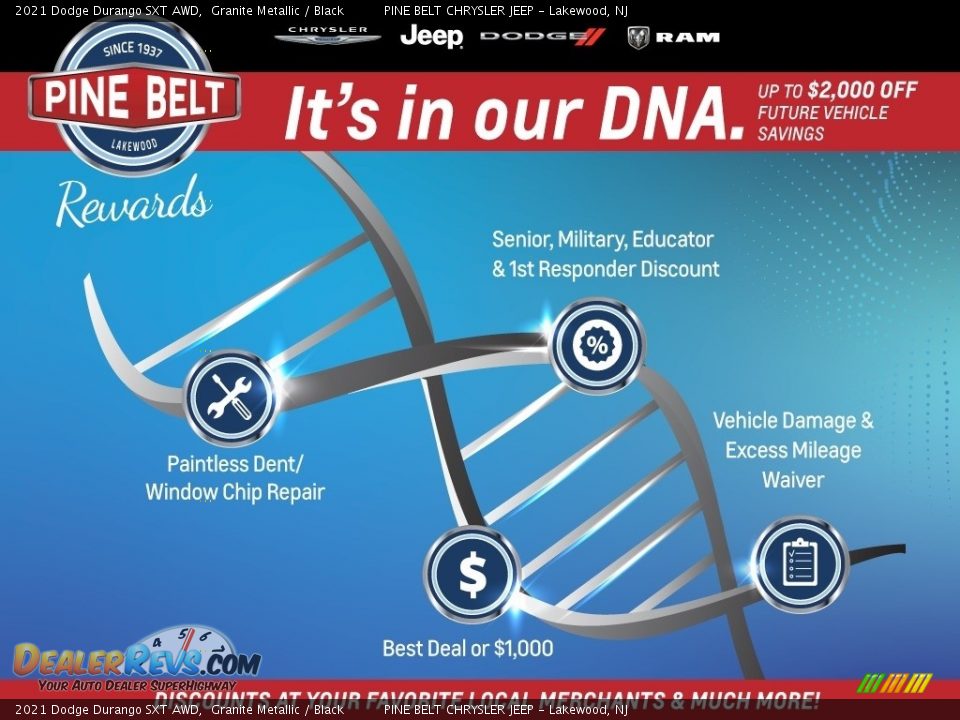 Dealer Info of 2021 Dodge Durango SXT AWD Photo #8