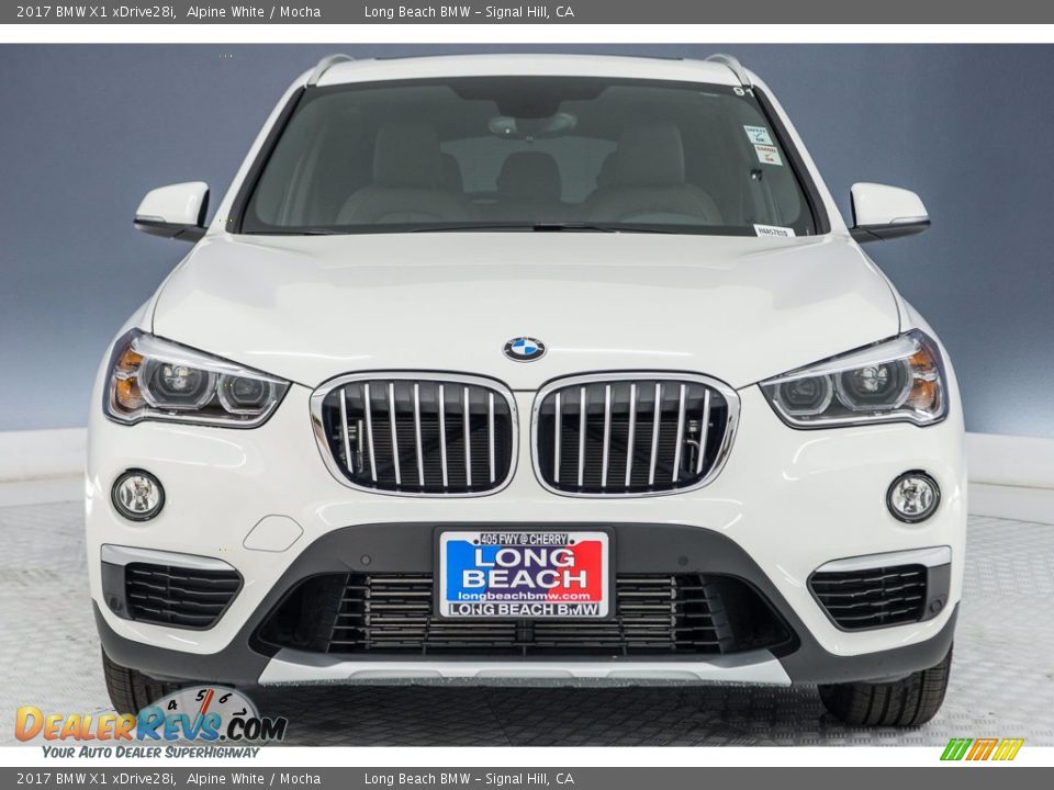 2017 BMW X1 xDrive28i Alpine White / Mocha Photo #2