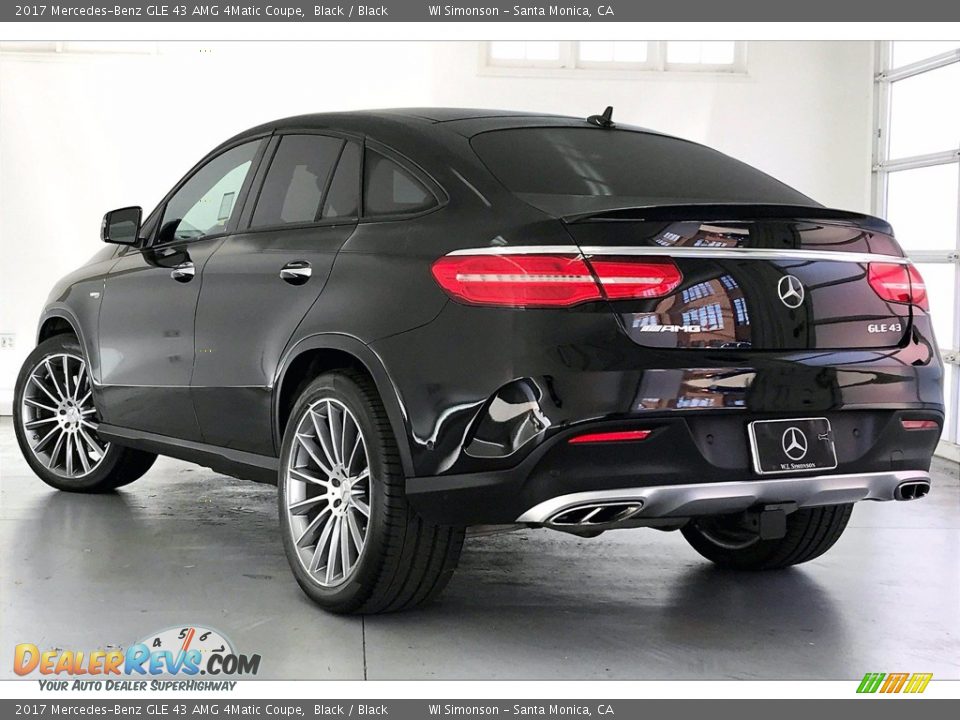 2017 Mercedes-Benz GLE 43 AMG 4Matic Coupe Black / Black Photo #10