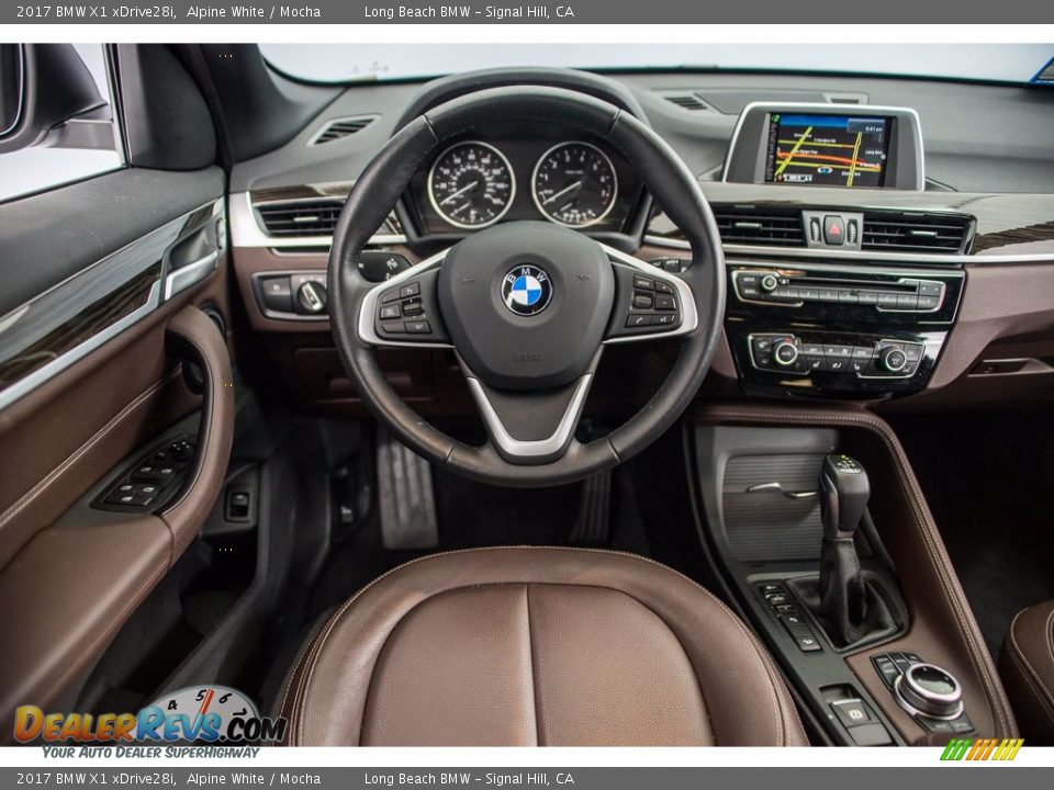 2017 BMW X1 xDrive28i Alpine White / Mocha Photo #4