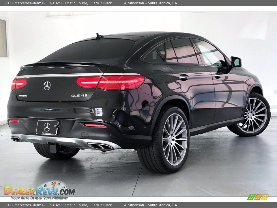 2017 Mercedes-Benz GLE 43 AMG 4Matic Coupe Black / Black Photo #13