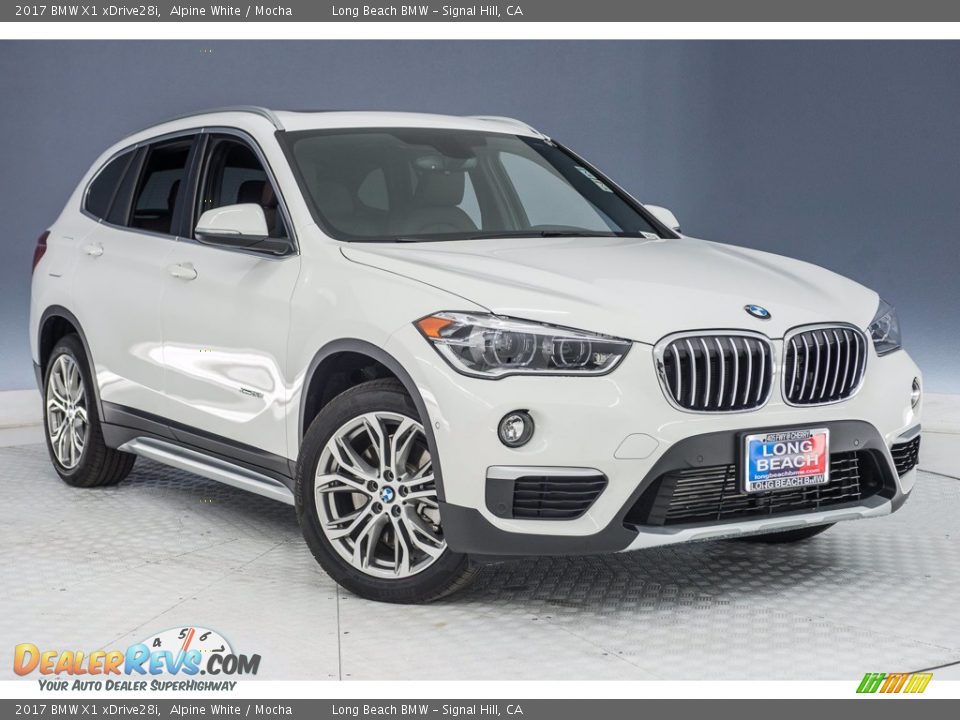 2017 BMW X1 xDrive28i Alpine White / Mocha Photo #12