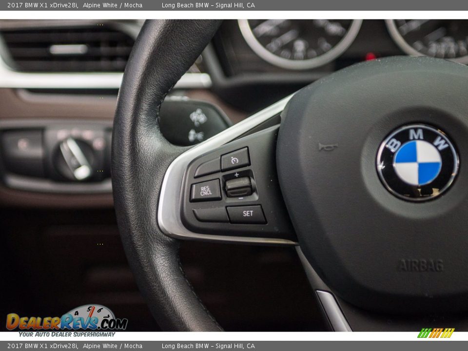 2017 BMW X1 xDrive28i Alpine White / Mocha Photo #13