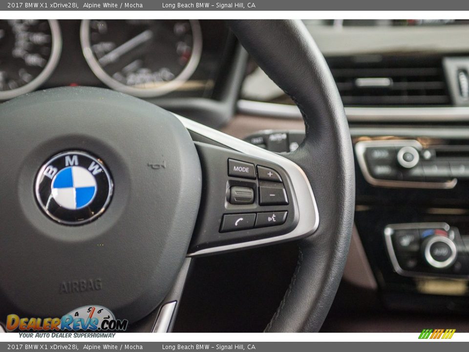 2017 BMW X1 xDrive28i Alpine White / Mocha Photo #14