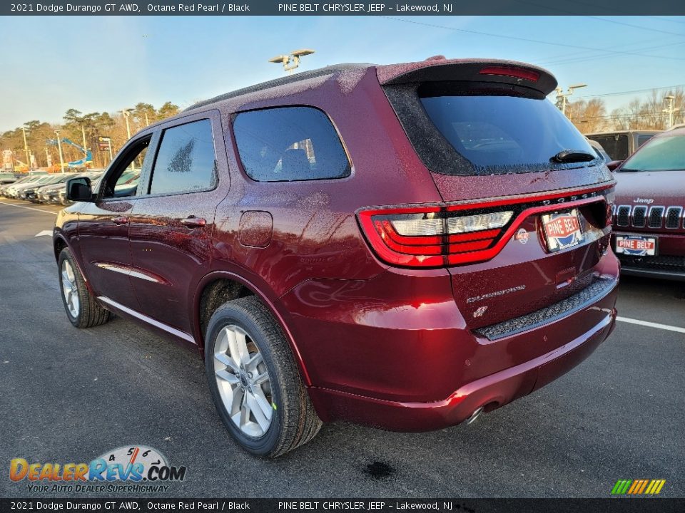 2021 Dodge Durango GT AWD Octane Red Pearl / Black Photo #6