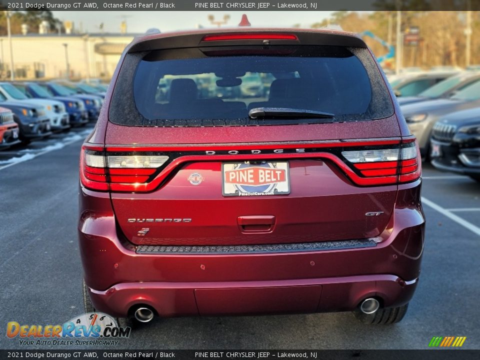 2021 Dodge Durango GT AWD Octane Red Pearl / Black Photo #7