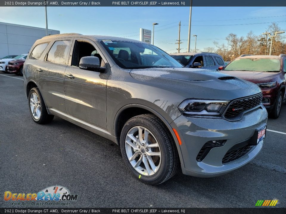 2021 Dodge Durango GT AWD Destroyer Gray / Black Photo #1