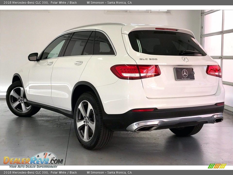 2018 Mercedes-Benz GLC 300 Polar White / Black Photo #10