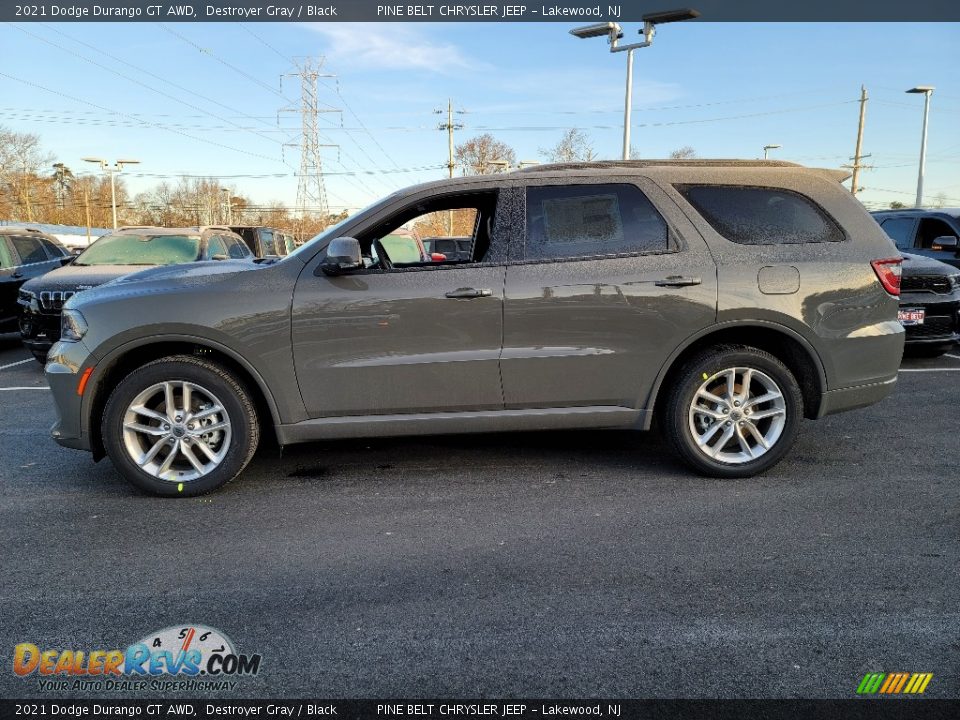 2021 Dodge Durango GT AWD Destroyer Gray / Black Photo #4