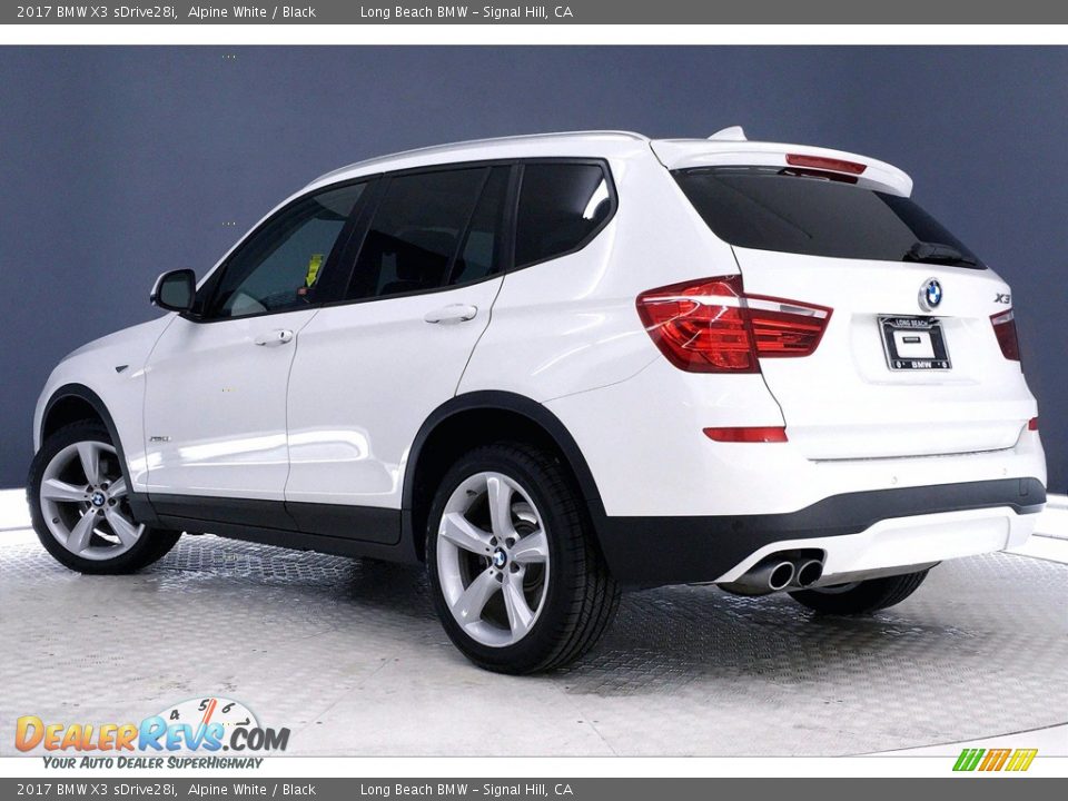 2017 BMW X3 sDrive28i Alpine White / Black Photo #10