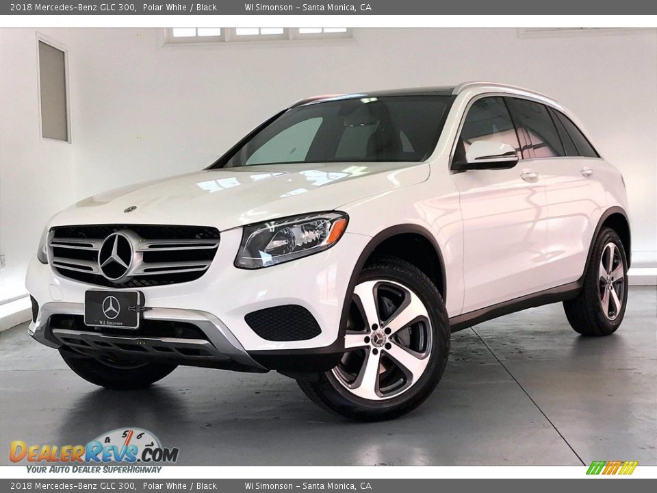 2018 Mercedes-Benz GLC 300 Polar White / Black Photo #12