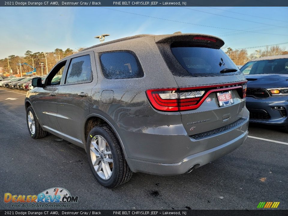 2021 Dodge Durango GT AWD Destroyer Gray / Black Photo #6