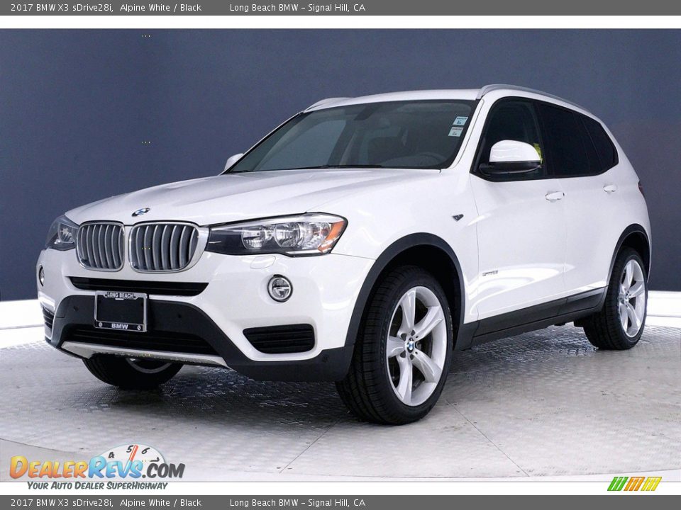 2017 BMW X3 sDrive28i Alpine White / Black Photo #12