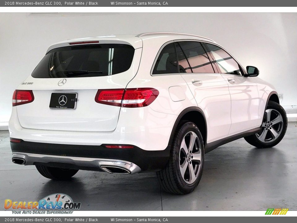 2018 Mercedes-Benz GLC 300 Polar White / Black Photo #13