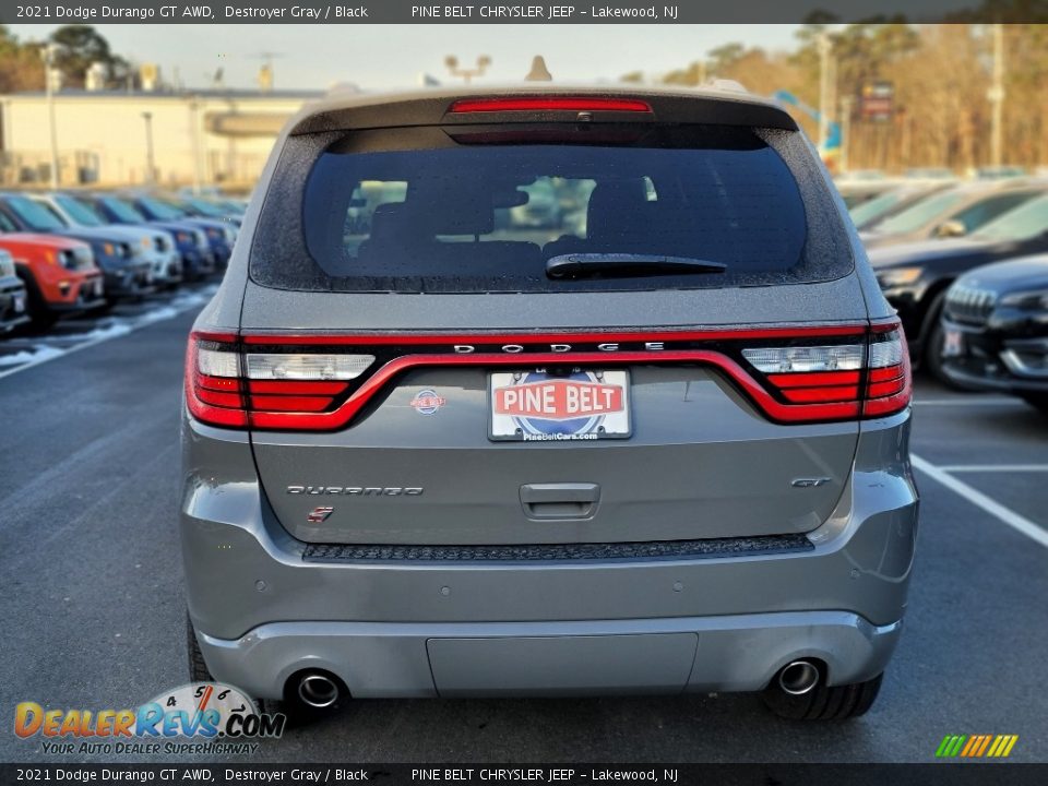 2021 Dodge Durango GT AWD Destroyer Gray / Black Photo #7