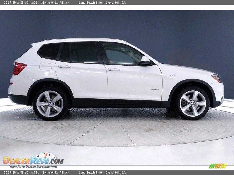 2017 BMW X3 sDrive28i Alpine White / Black Photo #14