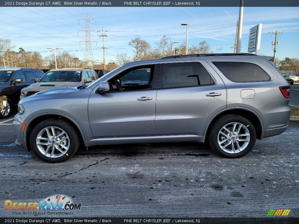Billet Silver Metallic 2021 Dodge Durango GT AWD Photo #4