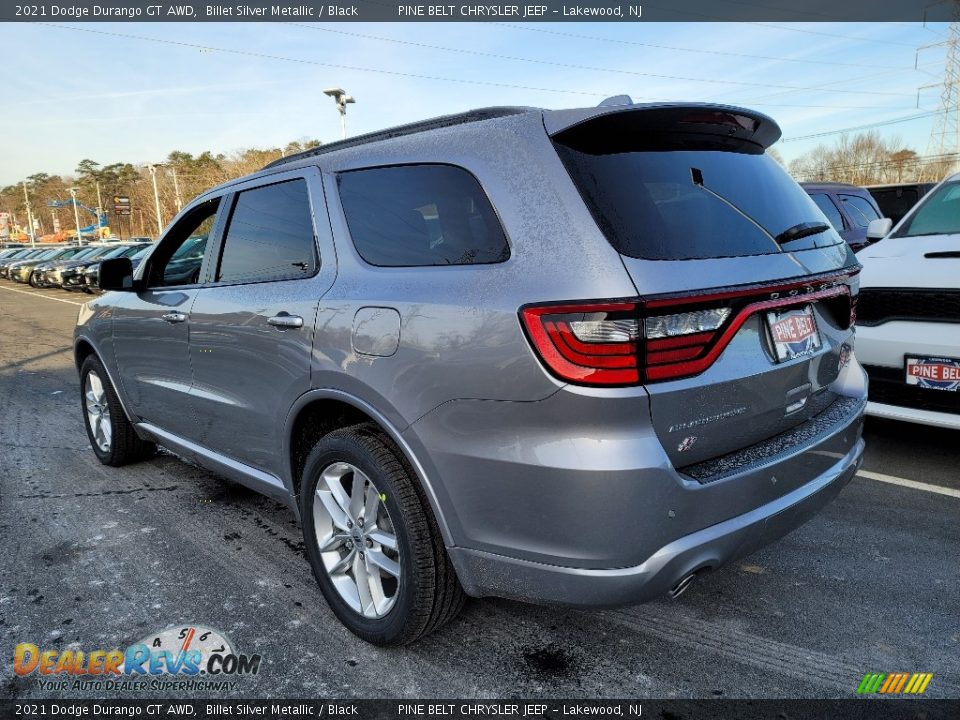 2021 Dodge Durango GT AWD Billet Silver Metallic / Black Photo #6