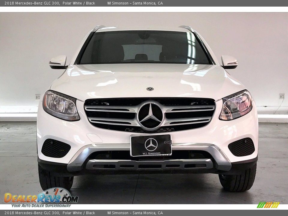 2018 Mercedes-Benz GLC 300 Polar White / Black Photo #2