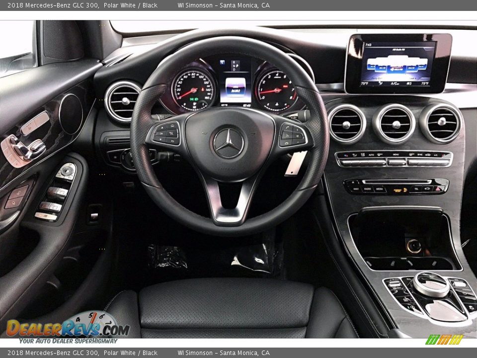 2018 Mercedes-Benz GLC 300 Polar White / Black Photo #4