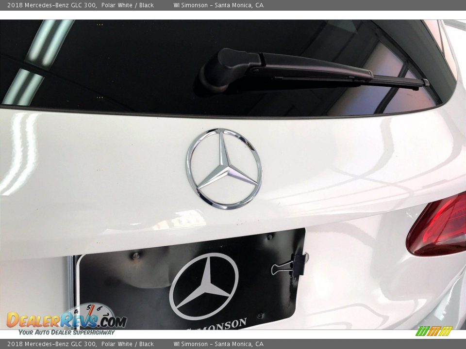 2018 Mercedes-Benz GLC 300 Polar White / Black Photo #7