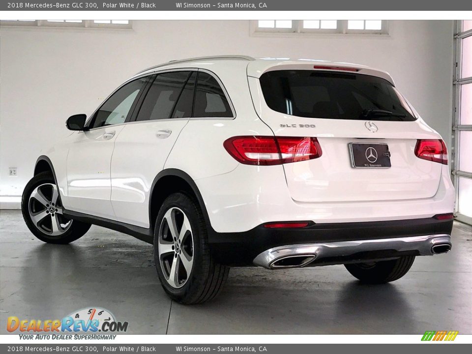 2018 Mercedes-Benz GLC 300 Polar White / Black Photo #10