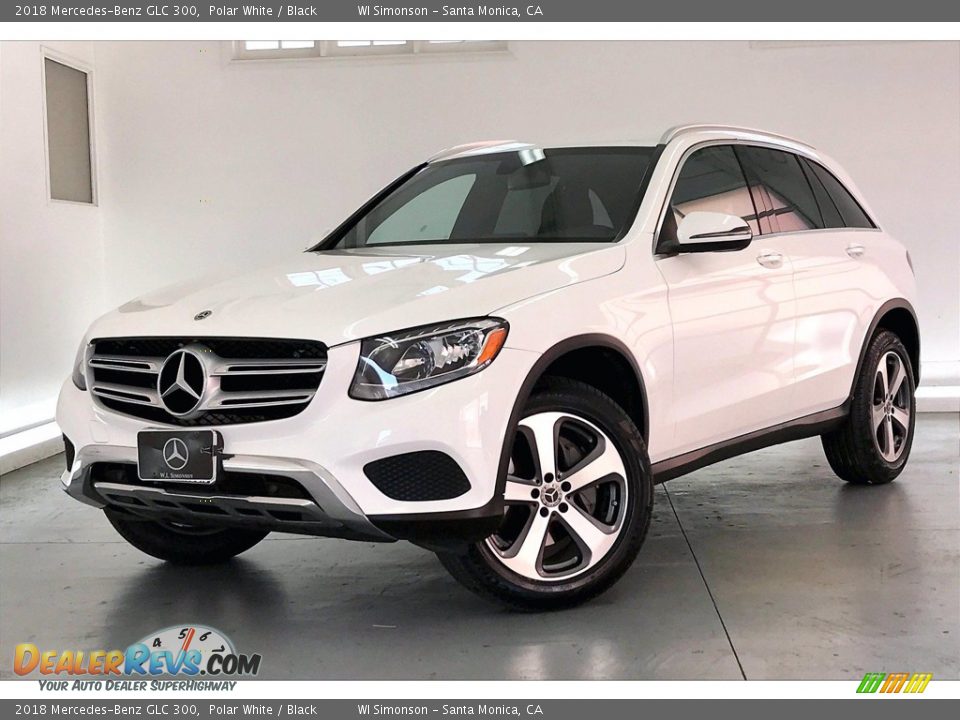 2018 Mercedes-Benz GLC 300 Polar White / Black Photo #12