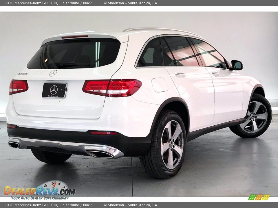 2018 Mercedes-Benz GLC 300 Polar White / Black Photo #13