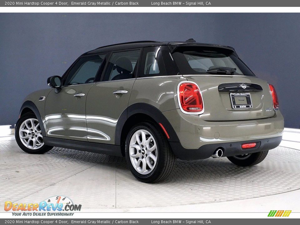 2020 Mini Hardtop Cooper 4 Door Emerald Gray Metallic / Carbon Black Photo #10