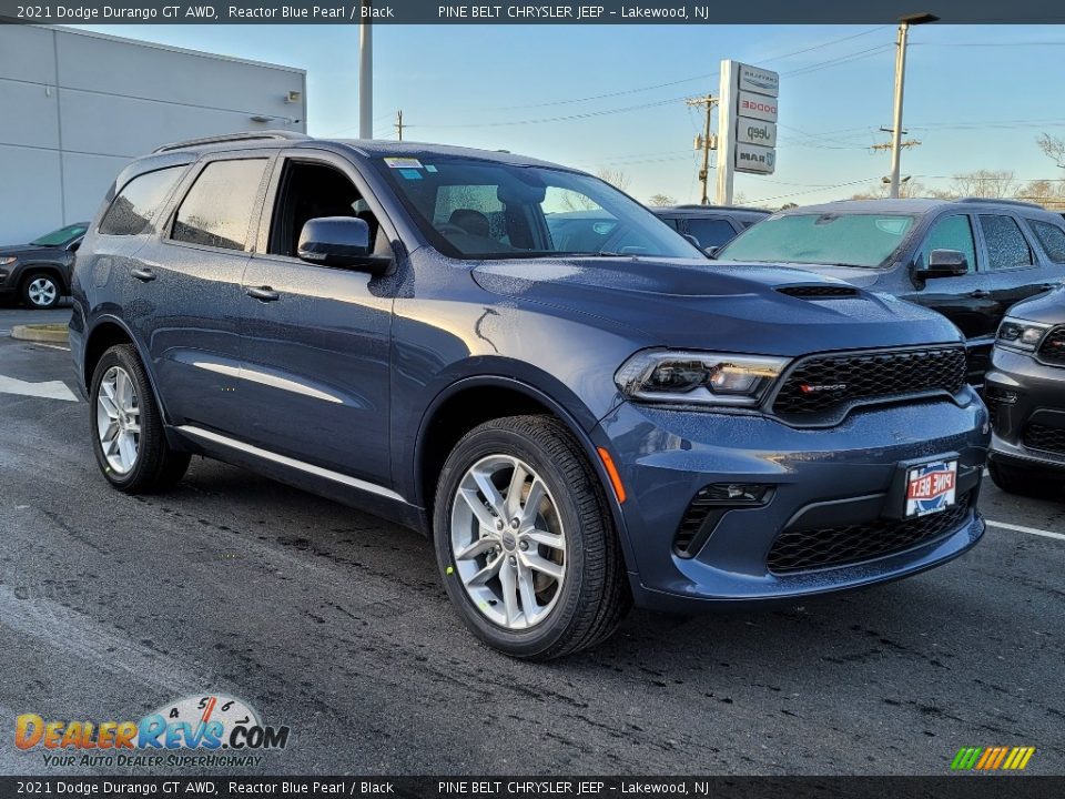 2021 Dodge Durango GT AWD Reactor Blue Pearl / Black Photo #1