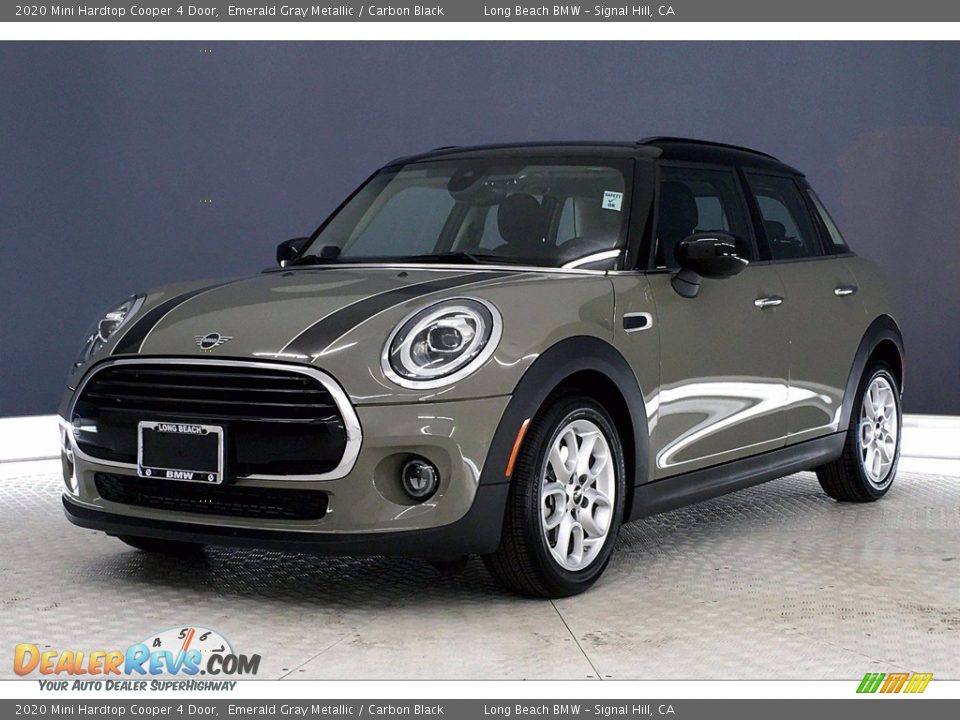 2020 Mini Hardtop Cooper 4 Door Emerald Gray Metallic / Carbon Black Photo #12