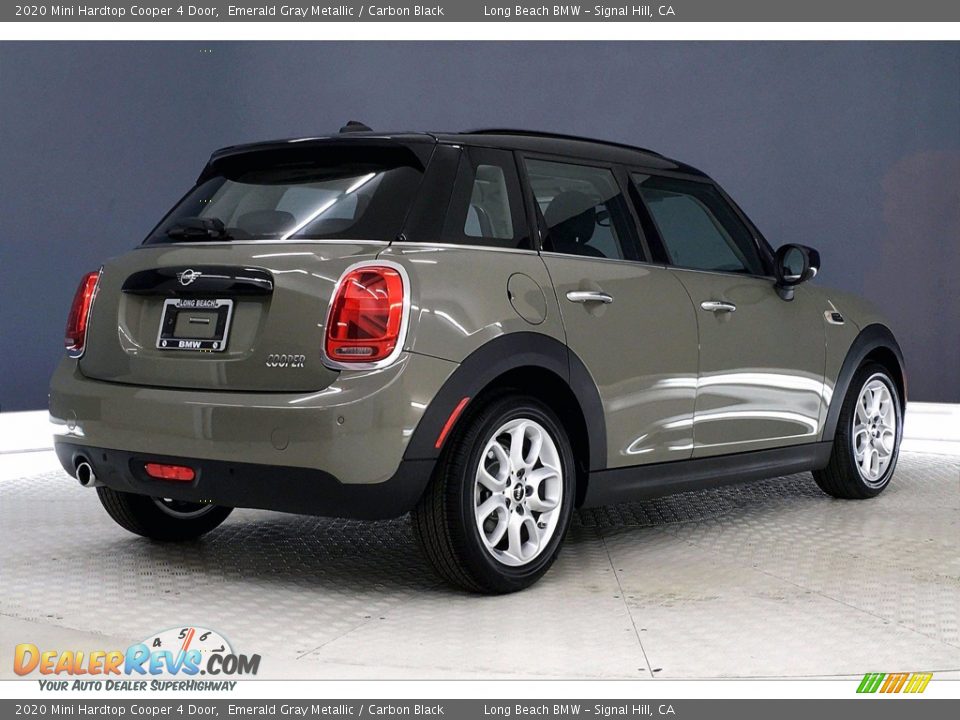 2020 Mini Hardtop Cooper 4 Door Emerald Gray Metallic / Carbon Black Photo #13