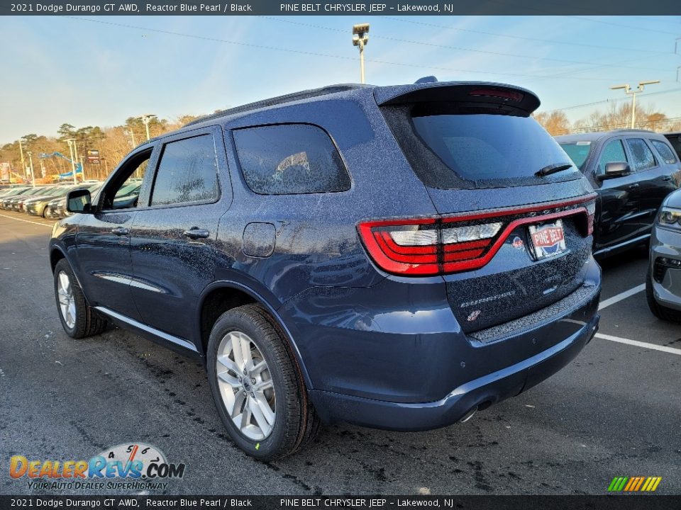 2021 Dodge Durango GT AWD Reactor Blue Pearl / Black Photo #6