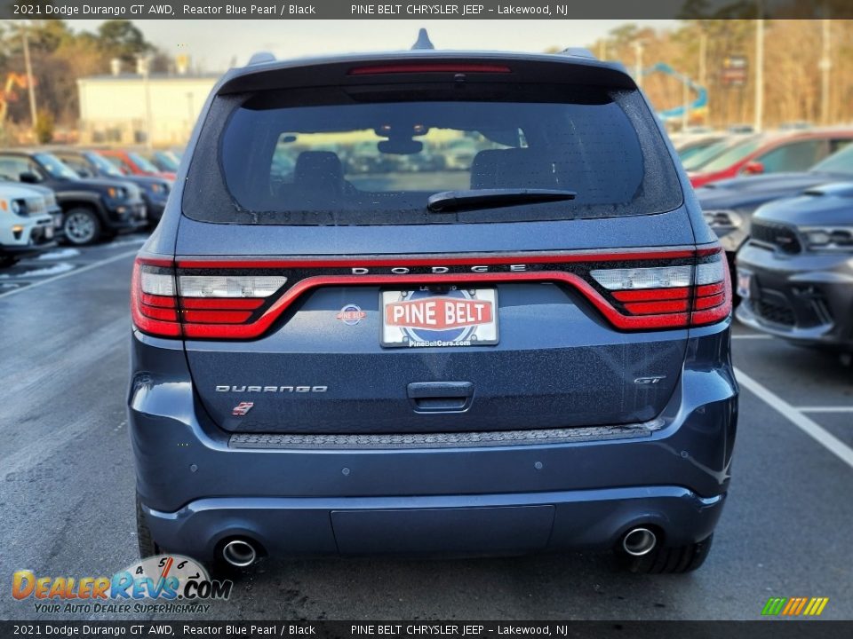 2021 Dodge Durango GT AWD Reactor Blue Pearl / Black Photo #7