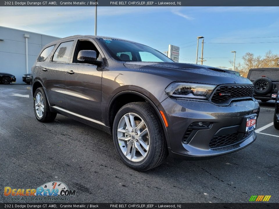 2021 Dodge Durango GT AWD Granite Metallic / Black Photo #1