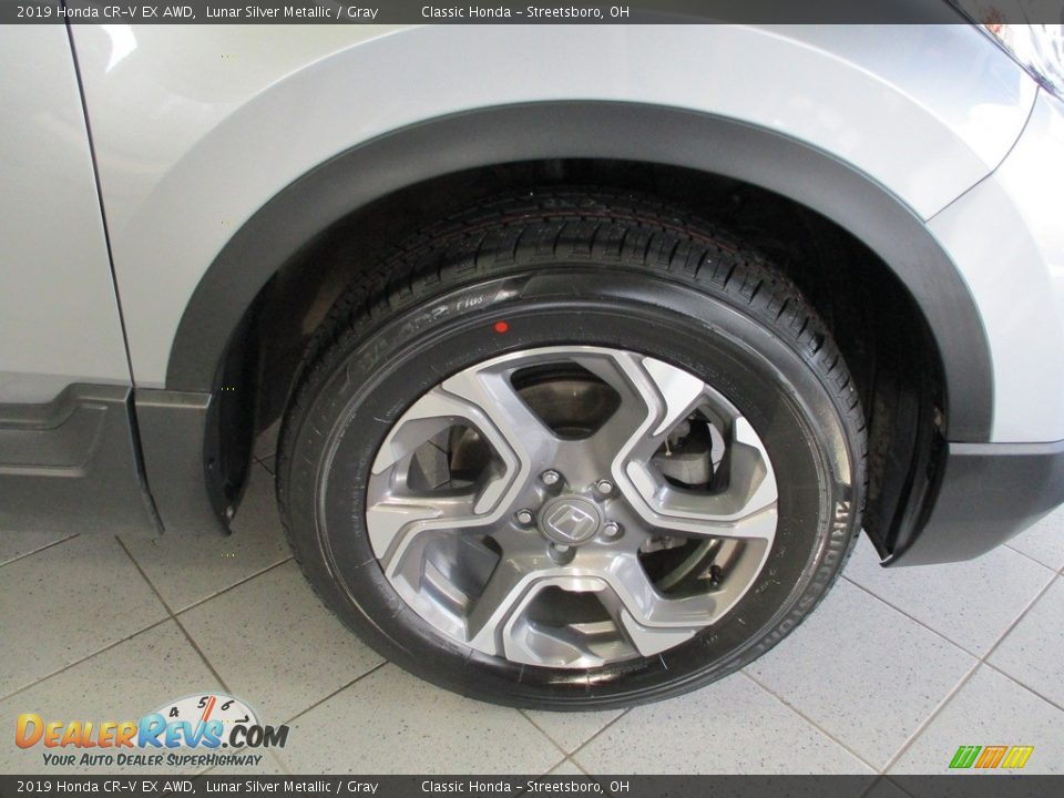 2019 Honda CR-V EX AWD Lunar Silver Metallic / Gray Photo #5