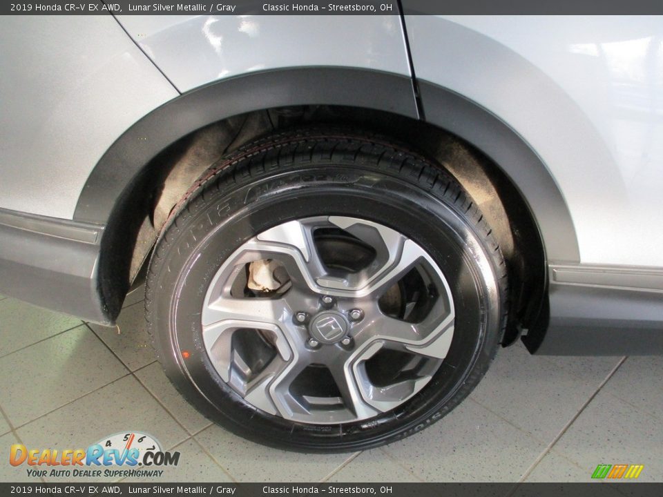 2019 Honda CR-V EX AWD Lunar Silver Metallic / Gray Photo #6