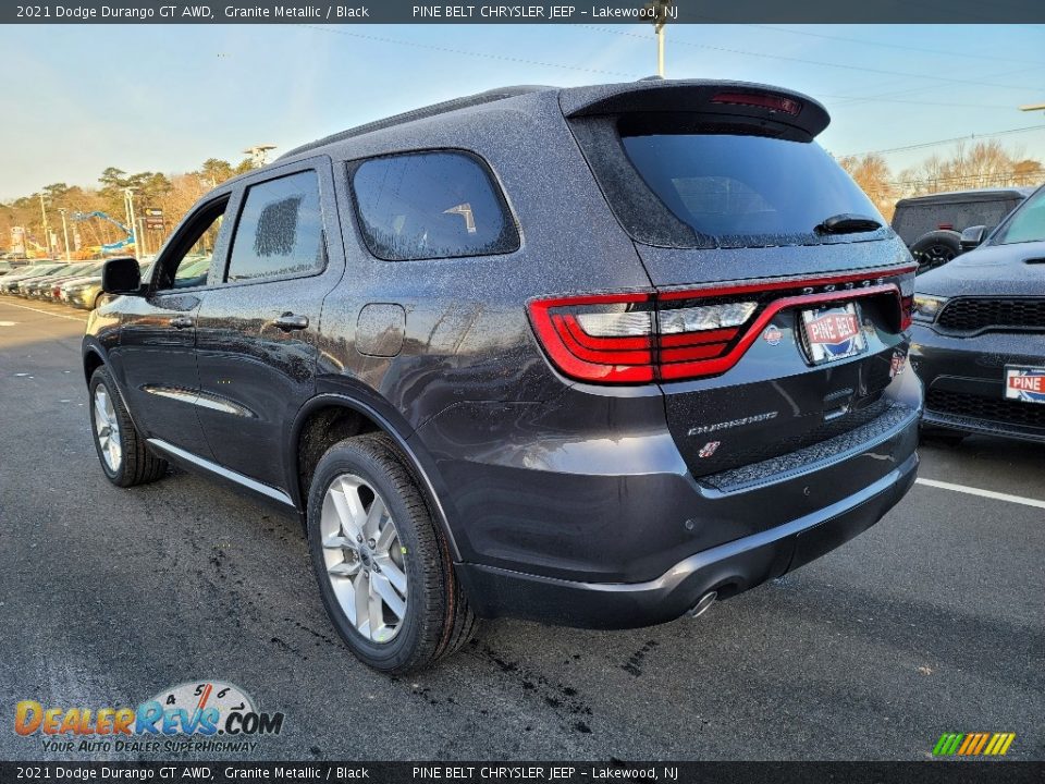 2021 Dodge Durango GT AWD Granite Metallic / Black Photo #6