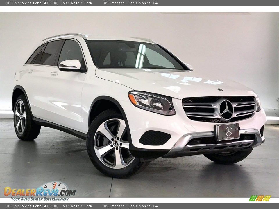 2018 Mercedes-Benz GLC 300 Polar White / Black Photo #34