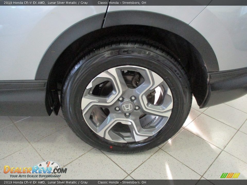 2019 Honda CR-V EX AWD Lunar Silver Metallic / Gray Photo #11
