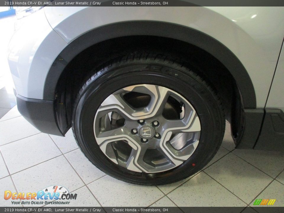 2019 Honda CR-V EX AWD Lunar Silver Metallic / Gray Photo #12