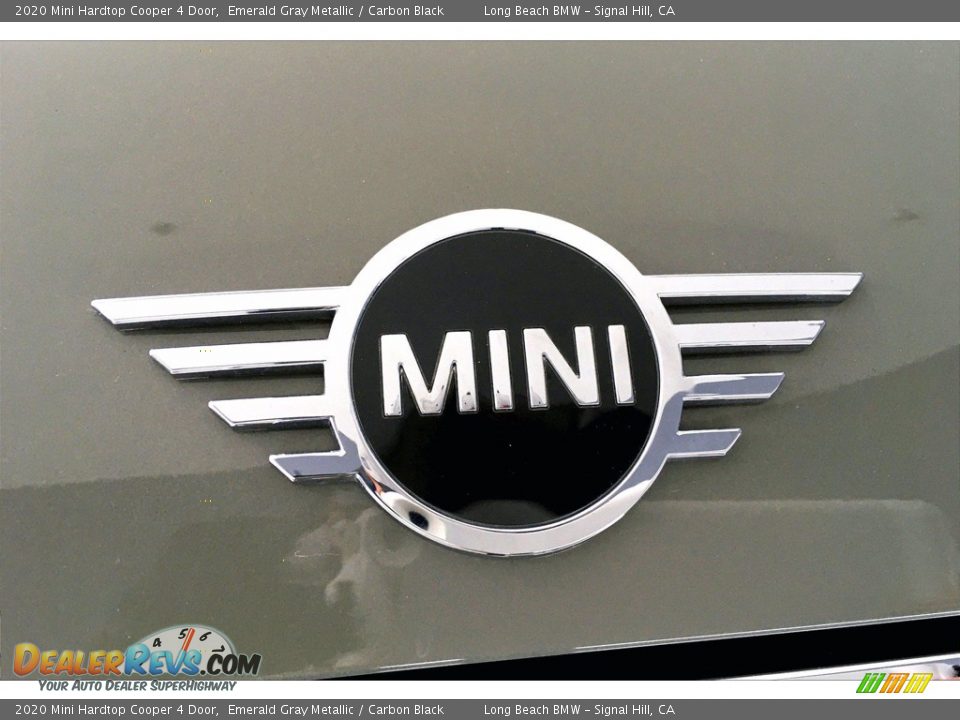 2020 Mini Hardtop Cooper 4 Door Emerald Gray Metallic / Carbon Black Photo #33