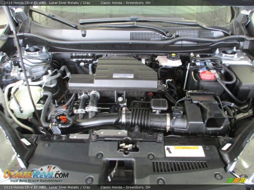 2019 Honda CR-V EX AWD Lunar Silver Metallic / Gray Photo #13