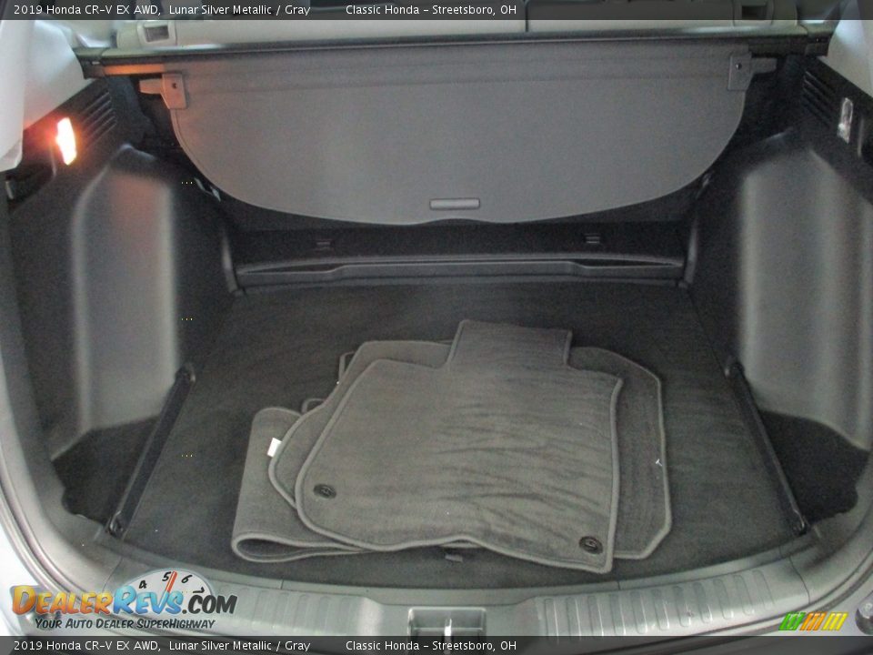 2019 Honda CR-V EX AWD Lunar Silver Metallic / Gray Photo #14