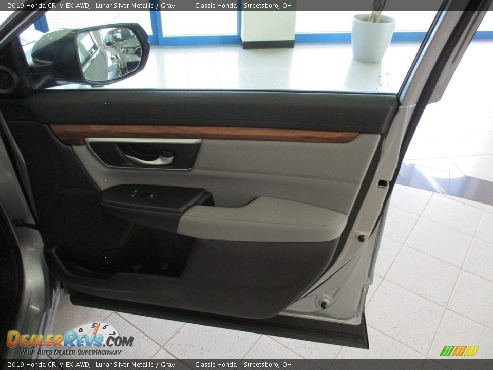 2019 Honda CR-V EX AWD Lunar Silver Metallic / Gray Photo #16