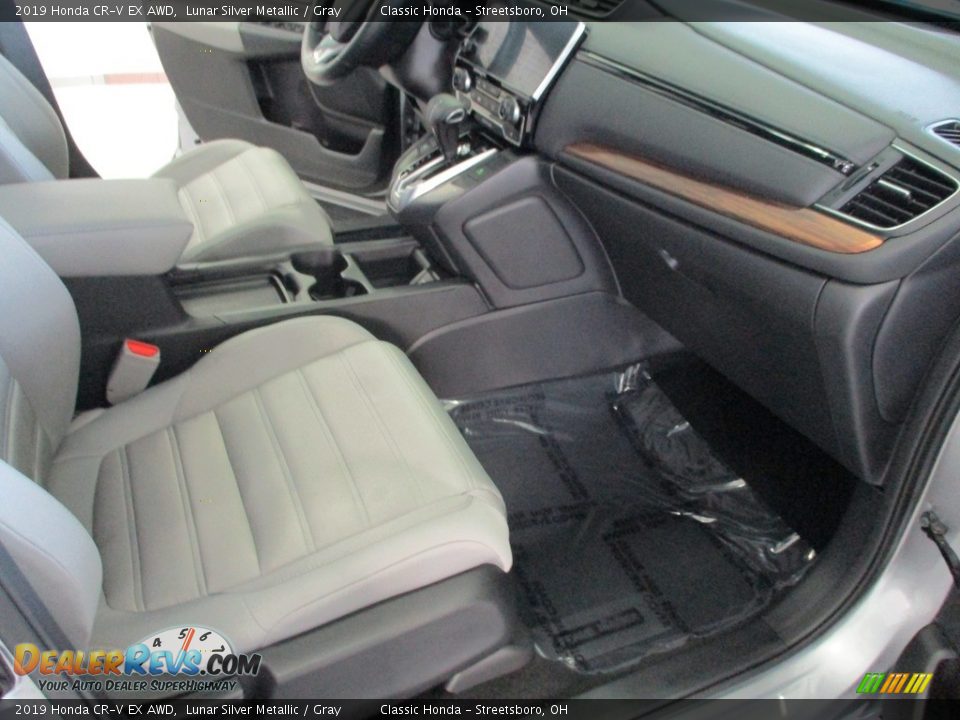 2019 Honda CR-V EX AWD Lunar Silver Metallic / Gray Photo #17