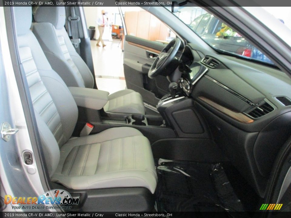 2019 Honda CR-V EX AWD Lunar Silver Metallic / Gray Photo #18