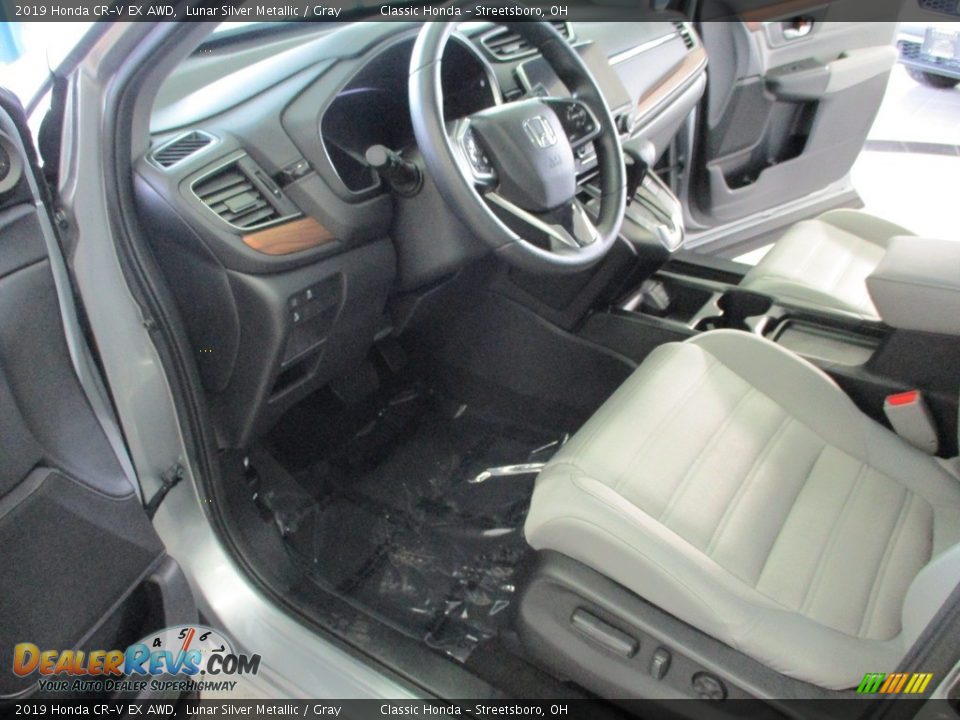 2019 Honda CR-V EX AWD Lunar Silver Metallic / Gray Photo #27