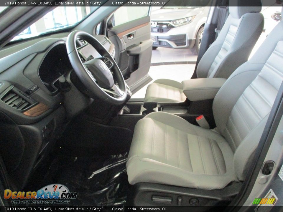2019 Honda CR-V EX AWD Lunar Silver Metallic / Gray Photo #28