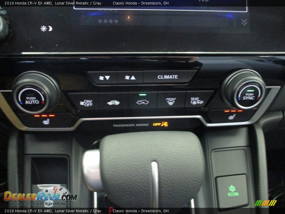 2019 Honda CR-V EX AWD Lunar Silver Metallic / Gray Photo #34